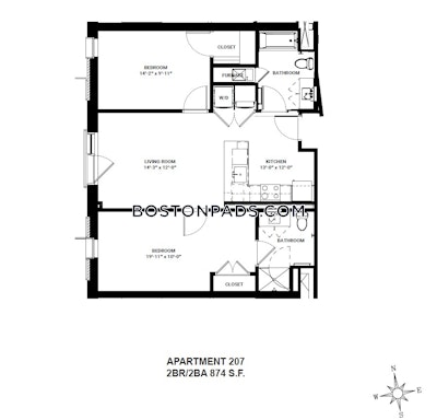Allston 2 Bed 2 Bath BOSTON Boston - $4,875 No Fee