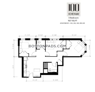 Northeastern/symphony Apartment for rent 3 Bedrooms 1 Bath Boston - $6,000